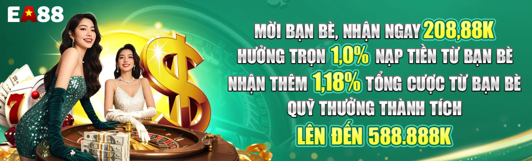 Mời bạn bè tặng thưởng ngay 20.888k tại 4 ae88.com