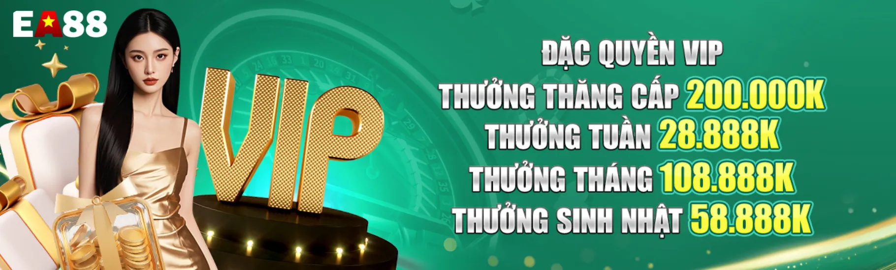 đặc quyền vip thưởng thăng cấp tại 4 ea88.vip
